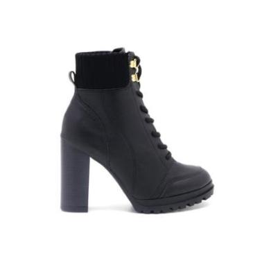 Imagem de Bota Vizzano Coturno Salto Grosso Feminino 3089102-Feminino