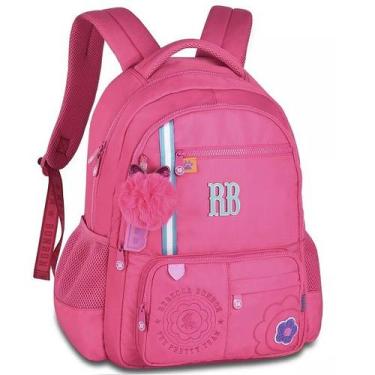 Imagem de Mochila Escolar de Costas Rebecca Bonbon Juvenil RB24548 Rosa - Clio S