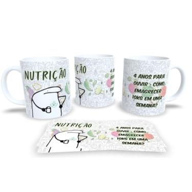 Imagem de Caneca de Porcelana Personalizada Profissões Com Frases Engraçadas, Divertidas e Deboche (Nutrição)