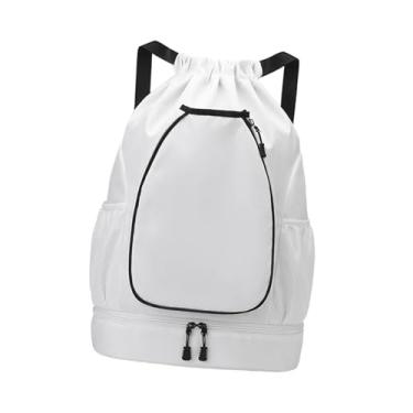 Imagem de simhoa Mochila de tênis, bolsa de raquete de tênis, mochila esportiva, bolsa de raquete de badminton, Branco