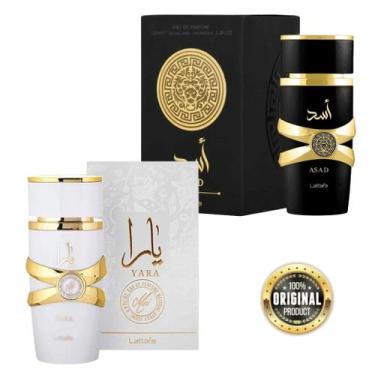 Imagem de Perfume Arabe Asad Original Lattafa 100ml e Perfume Arabe Yara Moi Bra