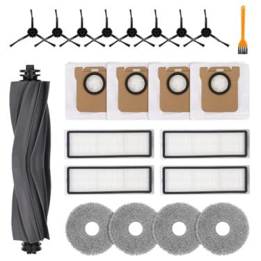 Imagem de Acessórios de peças de reposição para Dreame L10 Ultra /L10s ultra /L10s pro/L10s Pro Gen 2/L10 prime/Xiaomi X10+/ X20+ aspirador de pó 1 rolo 4 filtros 8 escovas laterais 4pads 4 sacos de pó (não