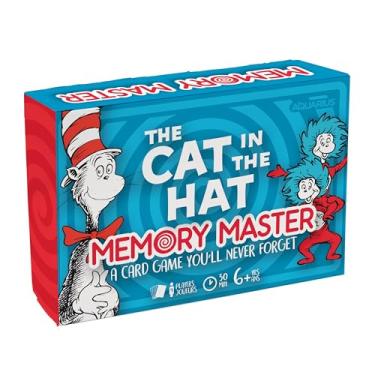 Imagem de AQUARIUS Cat in The Hat Memory Master Card Game - Fun Family Party Game for Kids, Teens & Adults - Entertaining Game Night Gift - Officially Licensed Dr. Seuss Merchandise