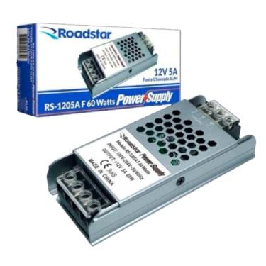 Imagem de Fonte Chaveada Colméia Slim 12V 5A 60W Roadstar - RS1205A F 60W MI