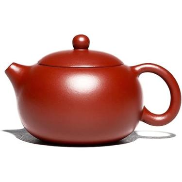 Imagem de Yixing Bule De Chá Filtro De Argila Roxa Xishi Handmade Dahongpao Jogo De Chá Com Furo De Bola, Style1