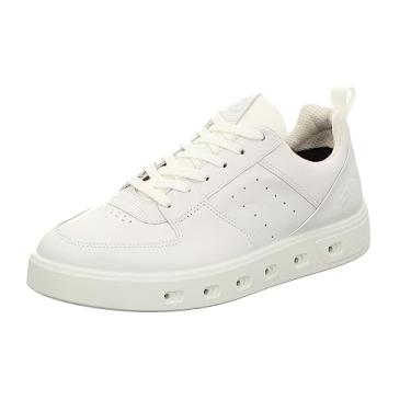 Imagem de ECCO Tênis masculino Street 720 Vented Gore-tex impermeável retrô, Branco, 10-10.5