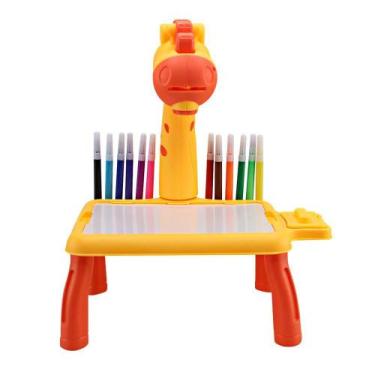 Imagem de Lousa Mágica Mesinha Com Projetor Girafinha Menino Menina - Dute Toys