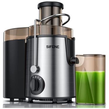 Imagem de MAMAS CHOICE Centrífuga de Frutas e Vegetais, Aço Inoxidável, 400W, 110V, Vermelho