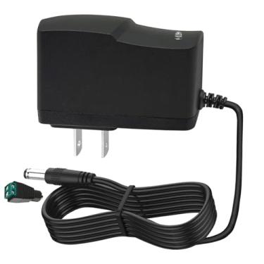 Imagem de Transformador de fonte de alimentação 12V 1A 1000mA 100-240V CA para CC 12 volts 1 Amp 0,6A 0,5A adaptador CA/CC com plugue de 5,5 x 2,5 mm 2,1 mm para fita de LED CCTV câmera de segurança
