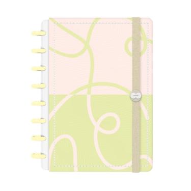 Imagem de Caderno De Disco Inteligente Iscool Urban Flow Lupim Verde Claro P