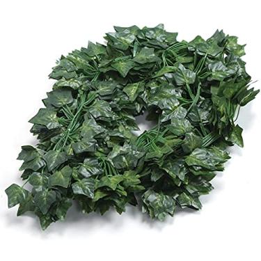 Imagem de Videira de Batata Doce, Flor de Glicínia, Decoração de Jardim, Decoração Fotográfica, Adereços Fotográficos, Guirlanda de Folhas Suspensas Artificiais, Decoração de Interiores,