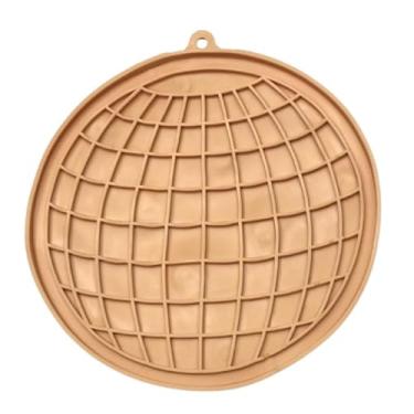 Imagem de Tapete Comedouro Lento Interativo Lamber Com Ventosa de Silicone Fixação Para Cachorro e Gato (Rosa Claro Redondo)