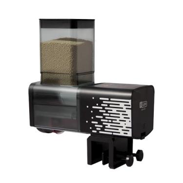 Imagem de AWUAWU Alimentador automático de peixes para aquário interno, design de parafuso, grande capacidade de 500 ml