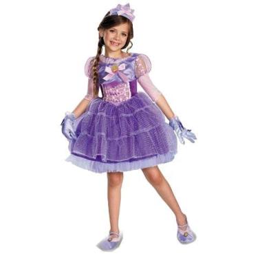 Imagem de Disney Tangled Princess Rapunzel Deluxe Costume Tutu Dress 7 8 M