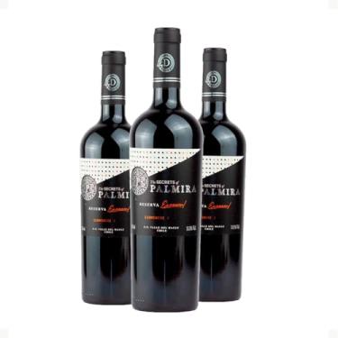 Imagem de Kit 3 Garrafas Casa Donoso Palmira Reserva Especial Carménère - Vinho Tinto Chileno Premium