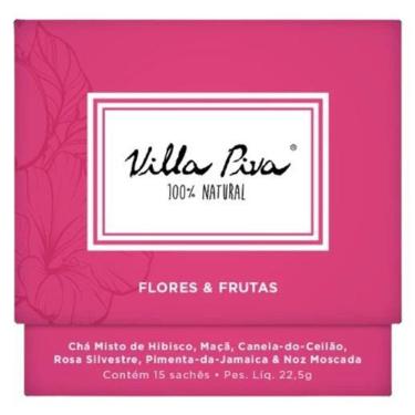 Imagem de Chá Misto Flores E Frutas Villa Piva 15 Sachês
