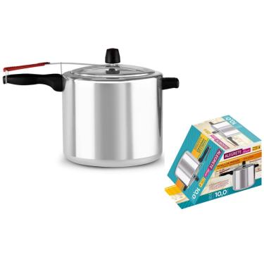 Imagem de Panela De Pressão Alumínio 10 Litros Polido