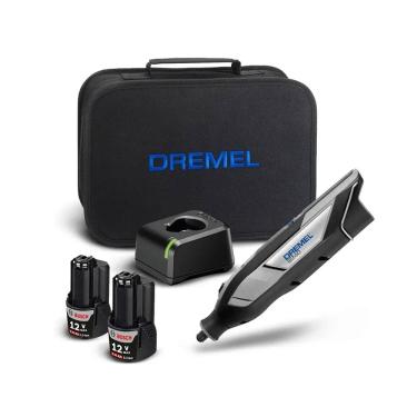 Imagem de Micro Retífica 2 Baterias 12V 2Ah Bosch 8240 Dremel