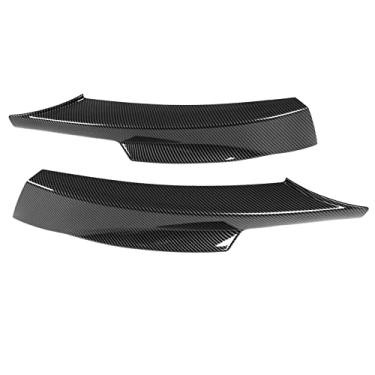 Imagem de Tbest Amortecedor Dianteiro Spoiler Canto Divisor Inferior Protetor para E90 M Esporte Lci Sedan 2009 2012 Material Abs Design Esportivo (Padrão de fibra de carbono)