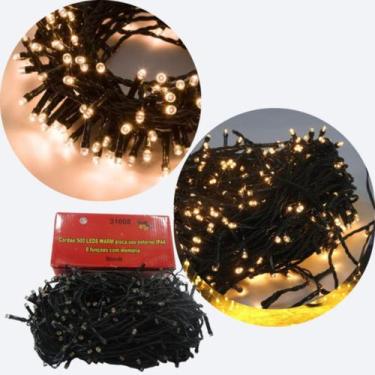 Imagem de decoração natalina de árvore Pisca Pisca 500Leds WM 31v - GLOBAL IMPOR