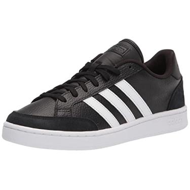 Imagem de adidas Grand Court SE Tênis masculino, preto/branco/cinza pomba, 43