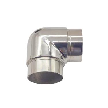 Imagem de Conector de corrimão de aço inoxidável 304 de 50,8 mm/2 polegadas, corrimão de escada, suporte de parede oco (estilo 1, 1)