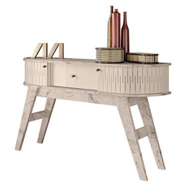 Imagem de Aparador Estoril Calacata Off White - Madetec