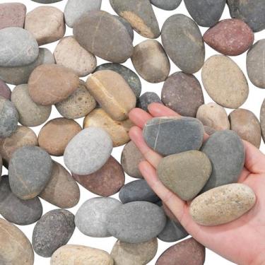 Imagem de River Rocks Fahaxiki 18 kg 5-8 cm Paisagismo natural