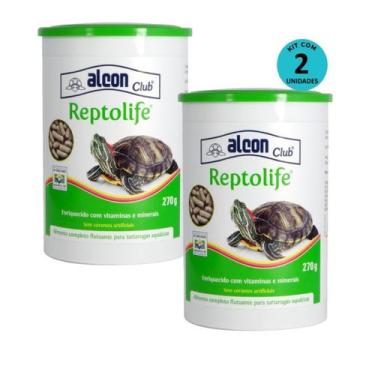 Imagem de Kit 2 Ração Alcon Club Reptolife 270g