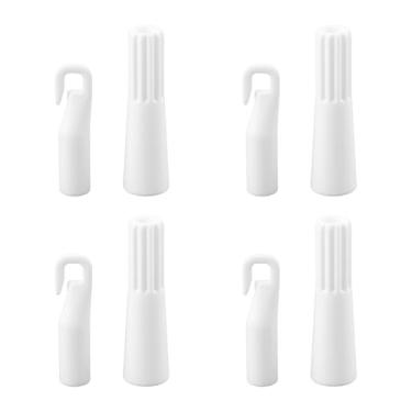 Imagem de YINETTECH 4 conjuntos de alavancas de operação de persiana vertical 63,5 x 8,7 mm/50 x 16 x 8,7 mm para substituição de persianas verticais acessórios