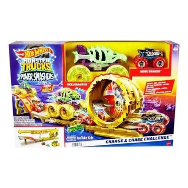 Imagem de Hot Wheels Monster Trucks Arena Energia De Demolição - Mattel HXT05