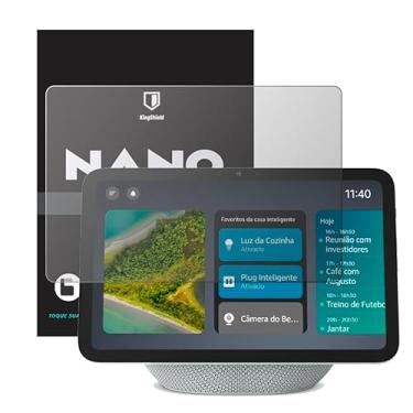 Imagem de Película Para Echo Show 8 4 Geração 2025 Kingshield Nano Vidro - Clear