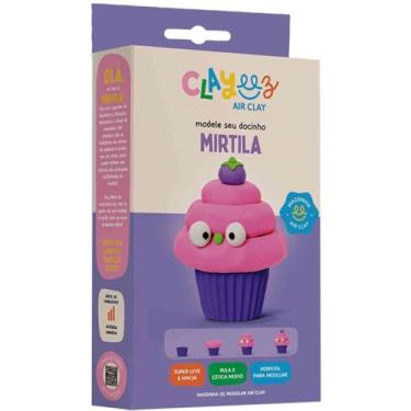 Imagem de Massa para Modelar Criativa, Doce Brinquedo, Clayeez Mirtila, 38 Gramas