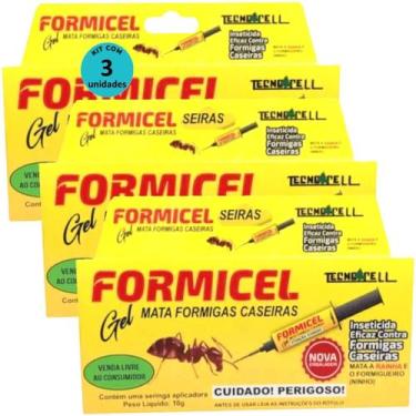 Imagem de Kit Bisnaga Formicel Tecnocell 10g Com 3 unidades