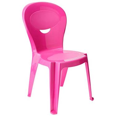 Imagem de Cadeira Plástica Monobloco Infantil Vice, Tramontina, Rosa