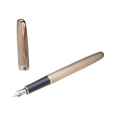 Imagem de Caneta-tinteiro JINHAO 75 De Aço Tungstênio Preto Com Ponta De Pena Xa