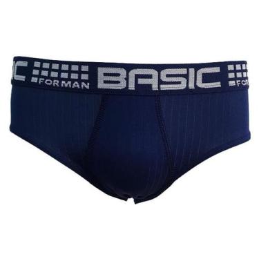 Imagem de Kit 12 Cueca Slip Adulto Microfibra Básica Masculina Famy Tamanho:GG, 