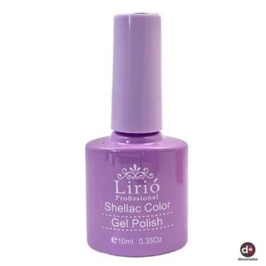 Imagem de Esmalte Shellac Color Gel Polish 10Ml Manicure Unha Lilas