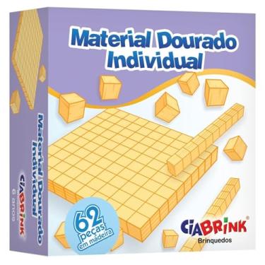 Imagem de MATERIAL DOURADO 62 PCS - CX CARTONADA