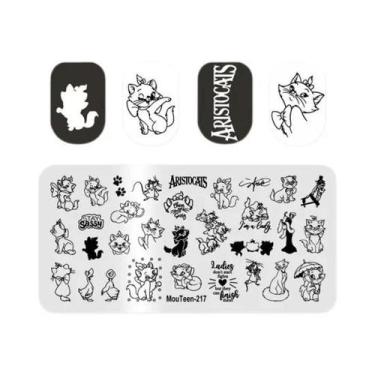 Imagem de Placas De Estampagem De Unhas Disney Natal Mickey Inverno Neve MouTeen