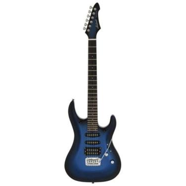 Imagem de Guitarra Aria Mac-std Metallic Blue Shade