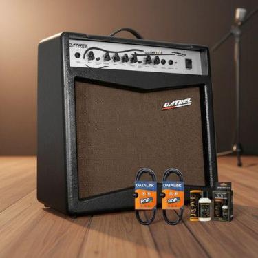 Imagem de Amplificador Guitarra Datrel Guitar 1x12" 150wrms + Cabo + Polidor