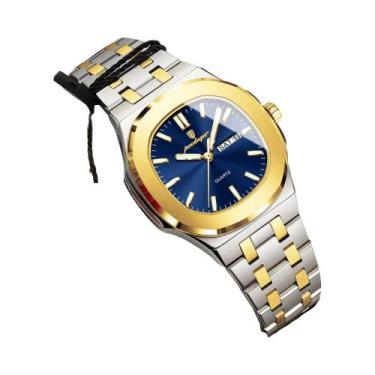 Imagem de Relógio De Quartzo Feminino Luminoso À Prova d'Água Em Aço Inoxidável,