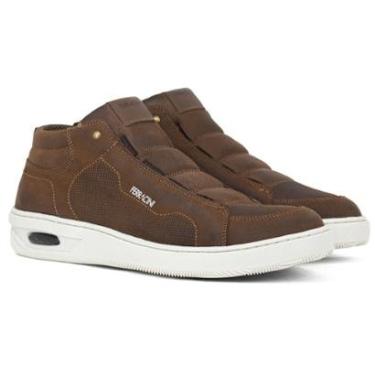 Imagem de Sapatênis Masculino Ferracini 24h New Blady Casual Couro Cano Alto Bota 2633 Cor:;Tamanho:39-Masculino