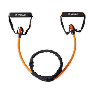 Imagem de Extensor Elastico Nivel Medio 11 Mm Treino - Vollo, Laranja