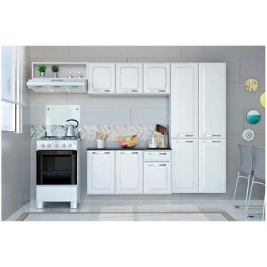 Imagem de Cozinha Completa Branca em 100% Aço 4 Peças Amanda - Itatiaia, Branco