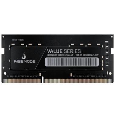 Imagem de Memória RAM para Notebook Rise Mode Value Series, 8GB, 1600MHz, DDR3, CL11 - RM-D3-8G1600NL-Unissex