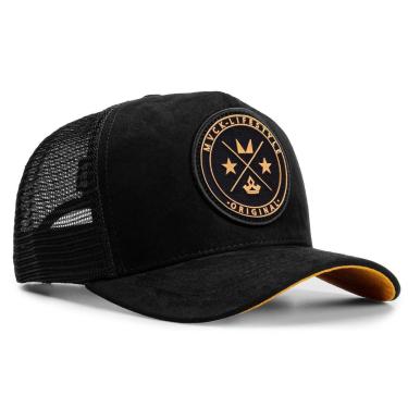 Imagem de Boné Trucker Brasão Camurça MVCK-Masculino