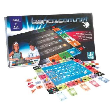 Imagem de Jogo De Tabuleiro Banco.com.net Banco Imobiliário  Nig Brinquedos