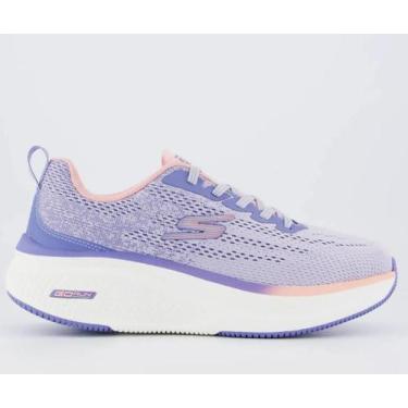 Imagem de Tenis Skechers Go Run Elevate 2.0 129000 Feminino, 34, Azul, Rosa